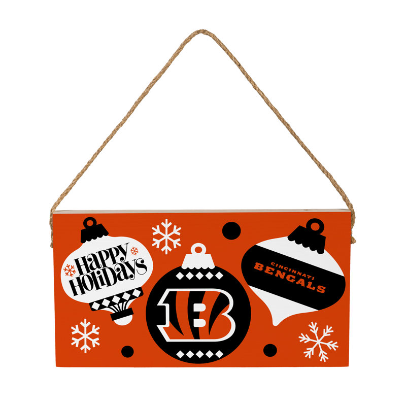 Plaque murale Cincinnati Bengals 6 x 11