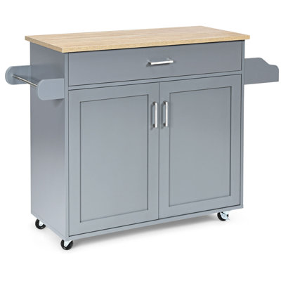 Shongopovi Wood Kitchen Cart