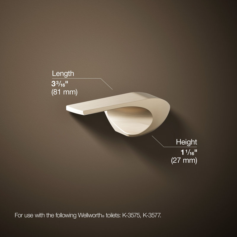 Wellworth Left-Hand Trip Lever, Vibrant Brushed Bronze