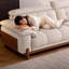 Canapé beige modulaire en chenille-481181687-481181675