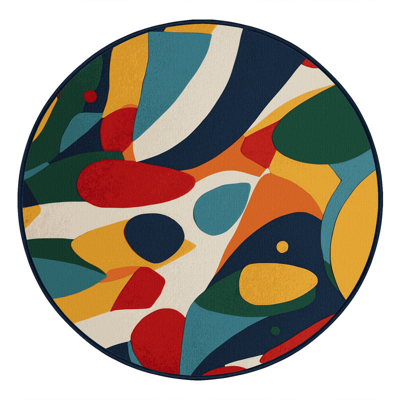 Jazzy Gleam Rug, Round 6'