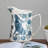 Stoneware Pitcher With Painted Rabbit And Florals