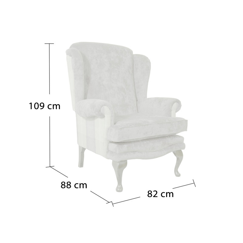 Clarkfield Upholstered Wingback Chair