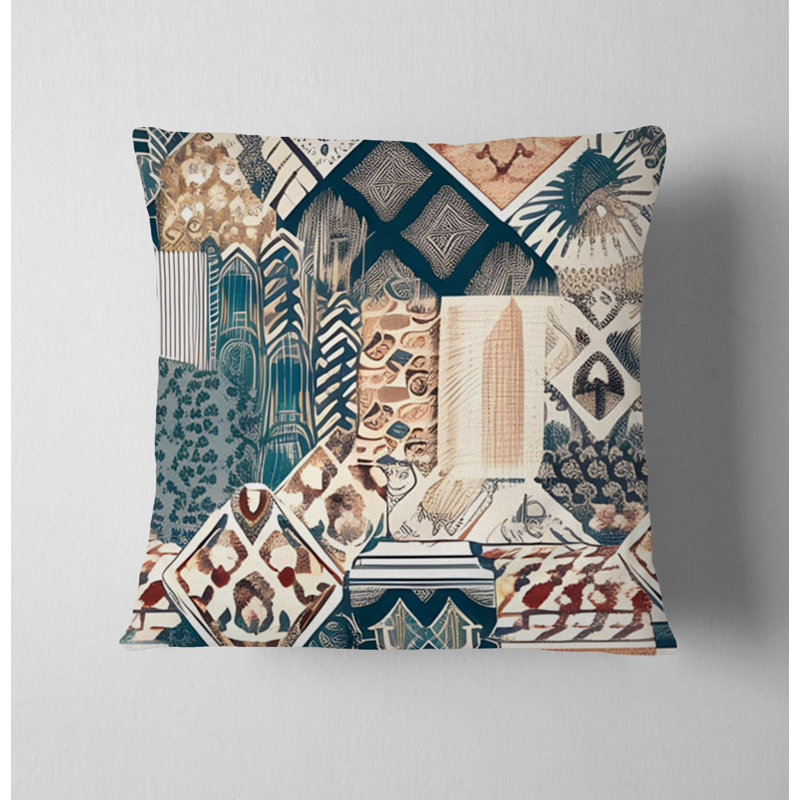 Coussin décoratif, Housse de coussin seulement - sans coussin, H 16 po x l 16 po