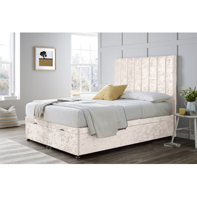 Bakersfield Gai End Lift Ottoman Bed with 54" Floorstanding Headboard