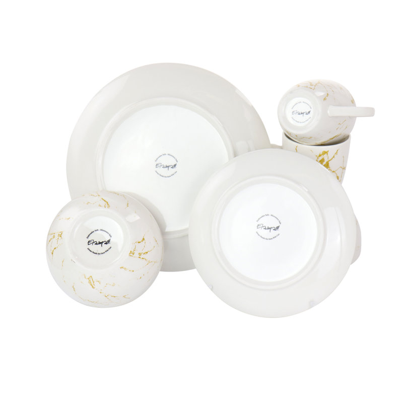 Mcchristian Piece Stoneware Dinnerware Set - Service for 4