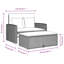 Banc de patio inclinable avec coussins Vidaxl-99049284