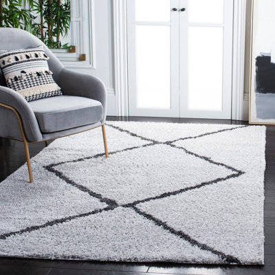 Poulsbo Shag 500 Performance Geometric Rug
