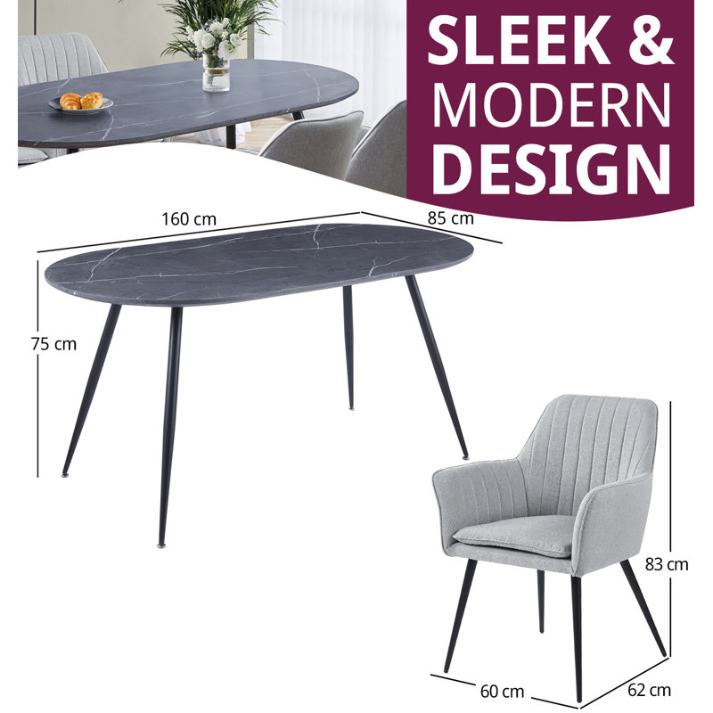 Mose 4 - Person Dining Set