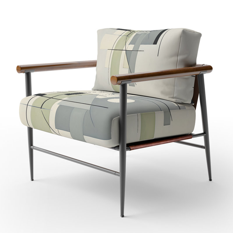 Fauteuil d'appoint Crotzer, Noir