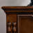 Walnut Finish Solid Wood Rectangular  Four Door Sideboard Cabinet-359404978