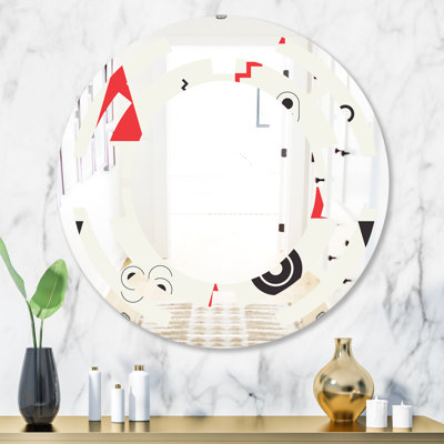Miroir mural Space Triangular Design III