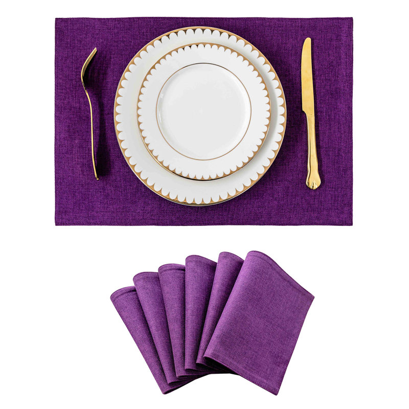 Polyester Placemat, Purple