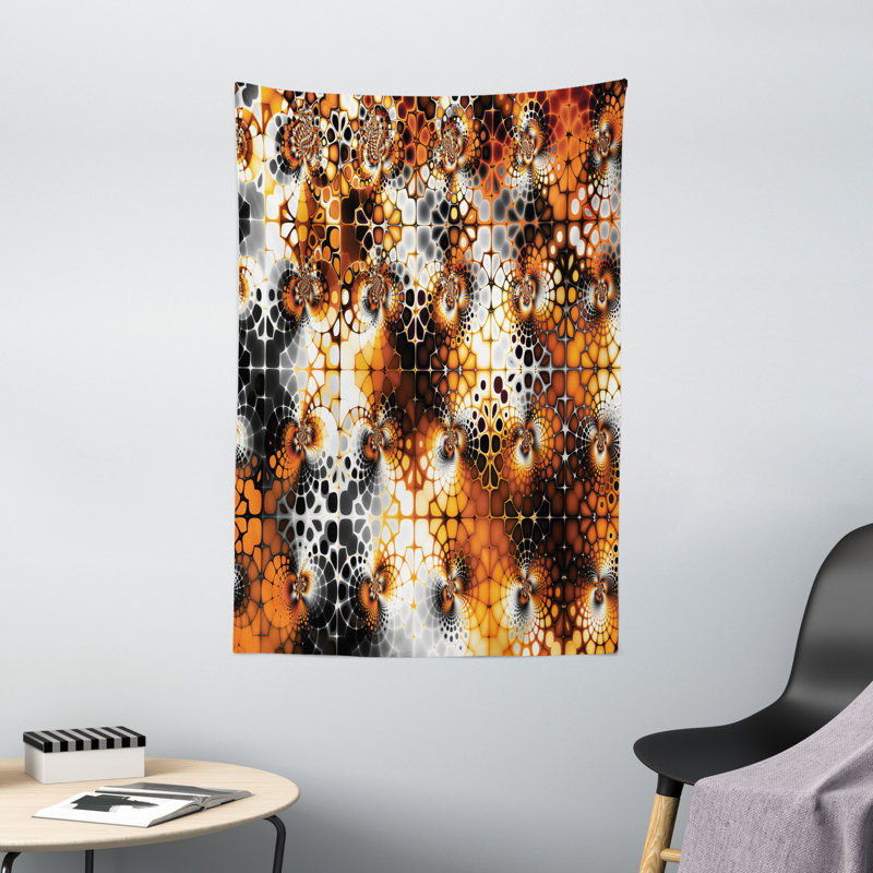 Tapisserie en polyester brûlé, H 60 po x l 40 po