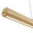 1 - Light LED Wood Kitchen Island Pendant