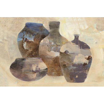Ceramic Still Life 1 Piece Wrapped Canvas Painting