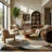 Rug Branch Eira 7' x 10' (6'6" x 9'6") Beige/Brown Abstract Indoor Area Rug, Comtemporary, Medium Pile, Stain-Resistant Carpet - Living Room, Bedroom, Dining Room, and Kitchen-1740243639