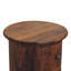Solid Wood Round Accent Chest