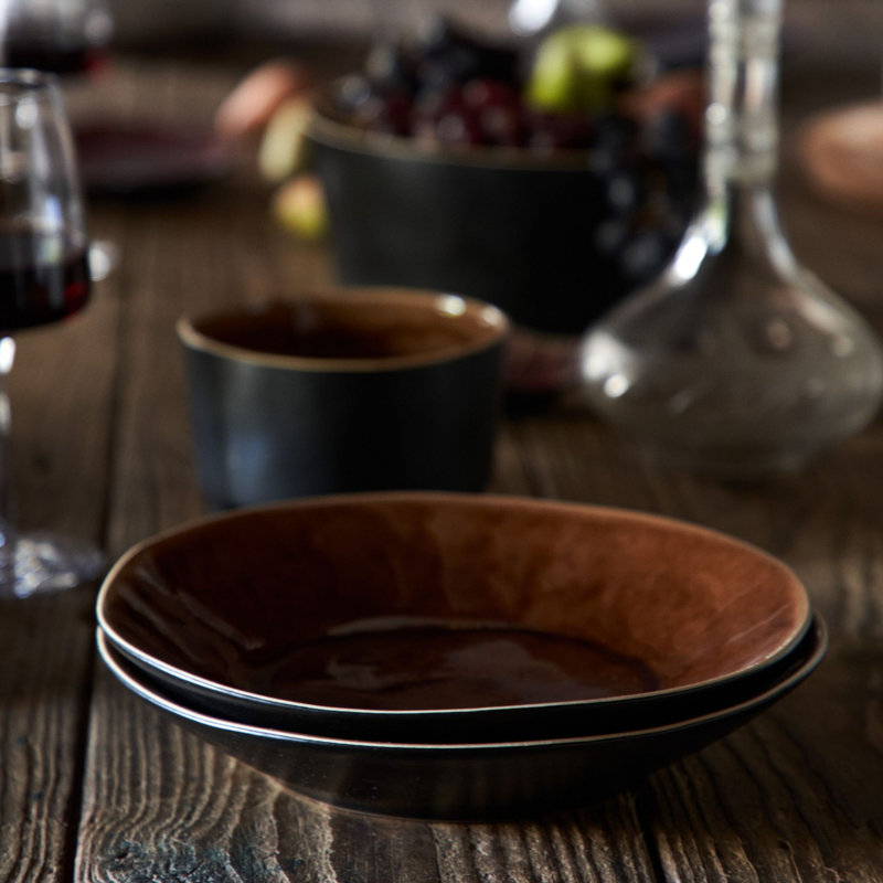 Riviera Handmade Stoneware Pasta Plate