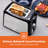 Geepas 2 Slice Bread Toaster & 1.7L Illuminating Electric Kettle Combo