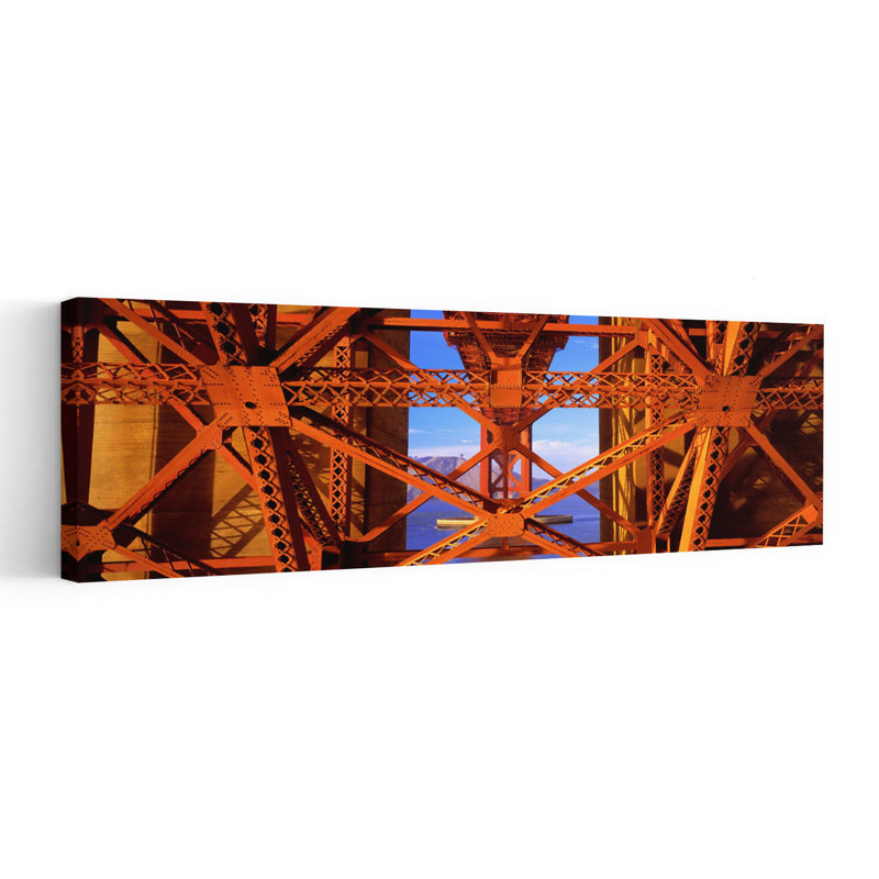 Golden Gate Bridge San Francisco California USA by Thomas Winz - Wrapped Canvas Panoramic Print, 40.64 cm H x 121.92 cm W