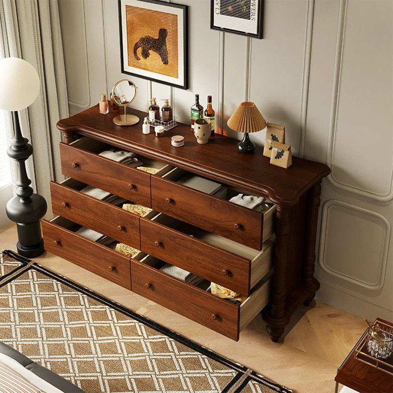 Commode d'appoint Mid-Century, H 33,5 po x l 47,2 po x P 15,7 po