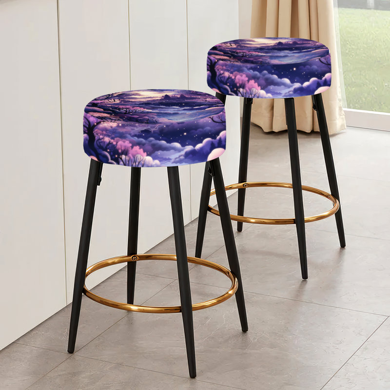 Ensemble de 2 tabourets de bar Dusky Dreamscapes Moody