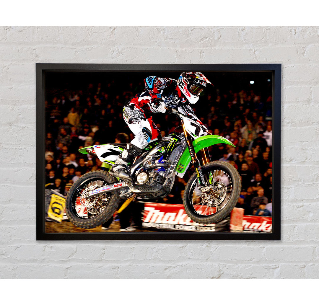 Motorcross James Stewart (Bubba) - Einzelbildrahmen Kunstdrucke auf Leinwand