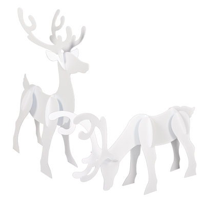 Christmas 3-D Reindeer Props