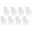 Set of 8 Back/Seat Cushions MAUI PREMIUM Off-White