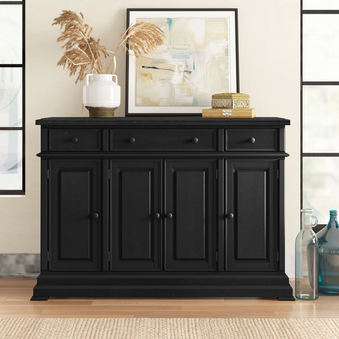 Courtdale 60'' Sideboard Three Posts™ Color: Ebony