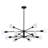 12-Light Modern Sputnik Chandelier for Dining Room with 4 Heights-804636180