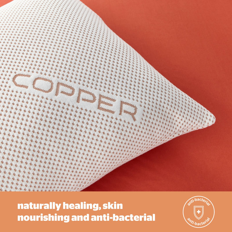 Silentnight Wellbeing Collection Copper Pillow Pair