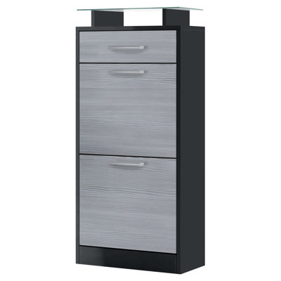 Mcclinton 8 Pair Flip Down Shoe Storage