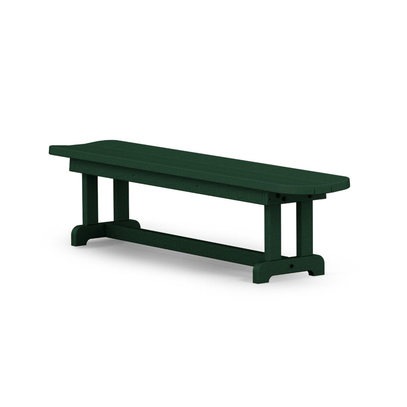 Banc 72 po POLYWOOD, Vert