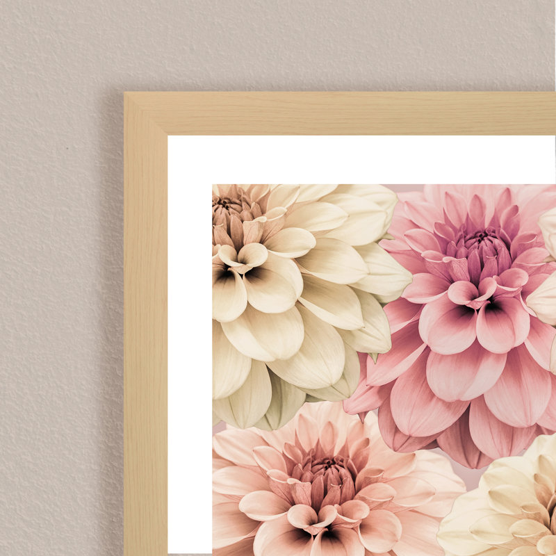 Nature Inspired Dahlia by  - Picture Frame Graphic Art on Paper, 24" H x 16" W