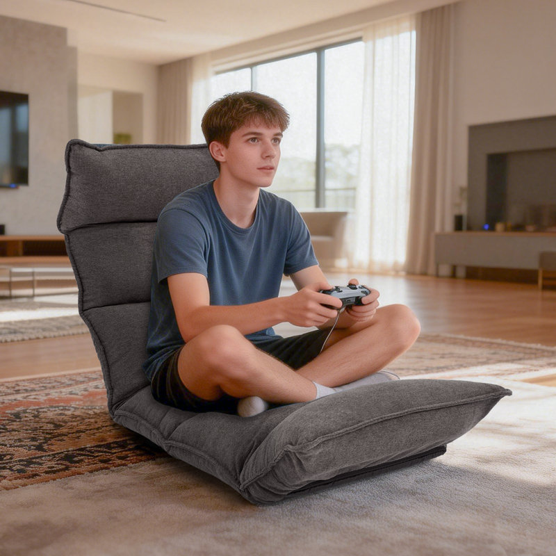 Fauteuil inclinable et inclinable, Brun