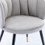 Fauteuil demi-tonneau en velours 22,04 po Taniece-14179213