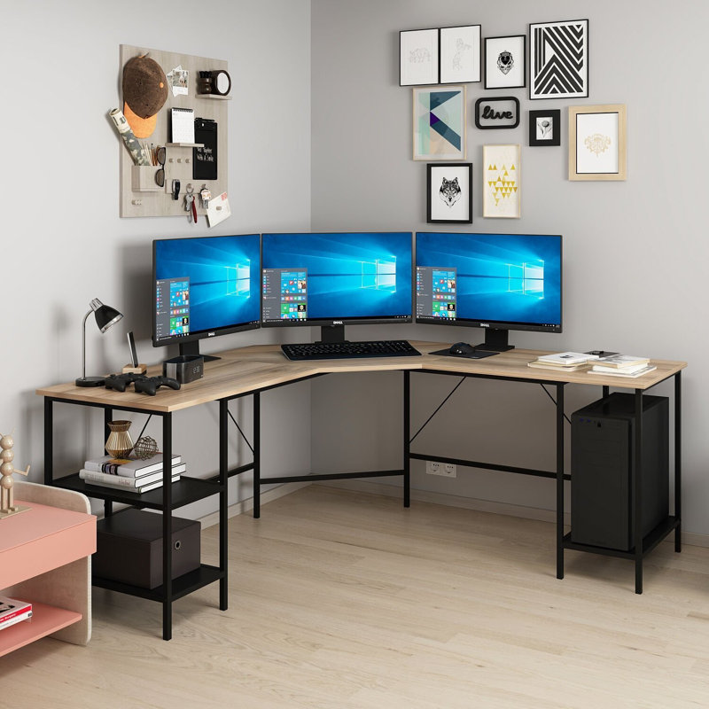 Bureau d'étudiant, Brun / Noir