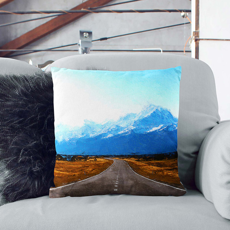 Square Cushion, 55cm H x 55cm W x 20cm D, Stone