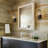 Black Flush Mounted Sconce Open Frame