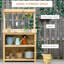 Banc de jardin en pot Leenah