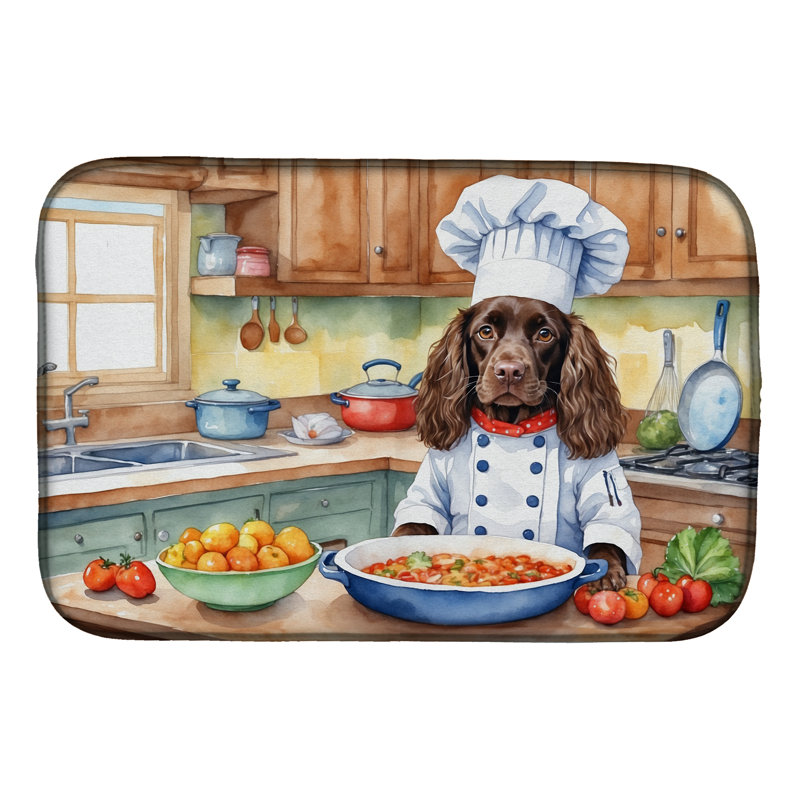Tapis de vaisselle Boykin Spaniel The Chef