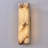Vertical 1 LT Winter Brass Wall Sconce Kalco