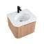 Meuble-lavabo mural 24 po avec lavabo Arcora