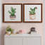 Boho Greenery III - ensemble de 2 peintures sur toile encadrées-563324417-563324418