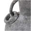 Ceramic Textured Decorative Vase with Ring Handles-1760126920