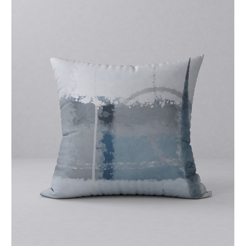 Housse de coussin décorative carrée polyvalente et insert, H 20 po x l 20 po