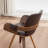 Braiden Swivel Faux Leather Dining Chair-610463325