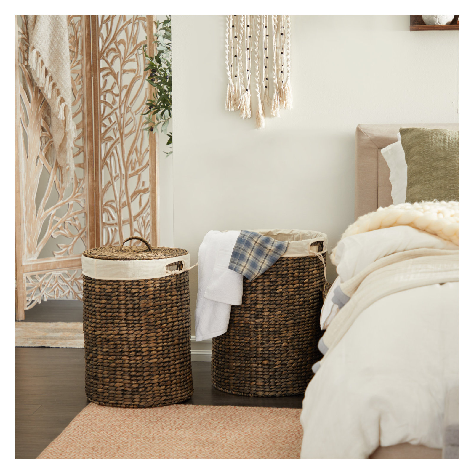 2 Piece Seagrass Basket Set
